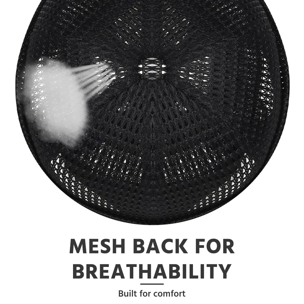 Men’s Breathable Brimless Docker Hat – Lightweight Mesh Skull Cap for Summer Outdoor Wear