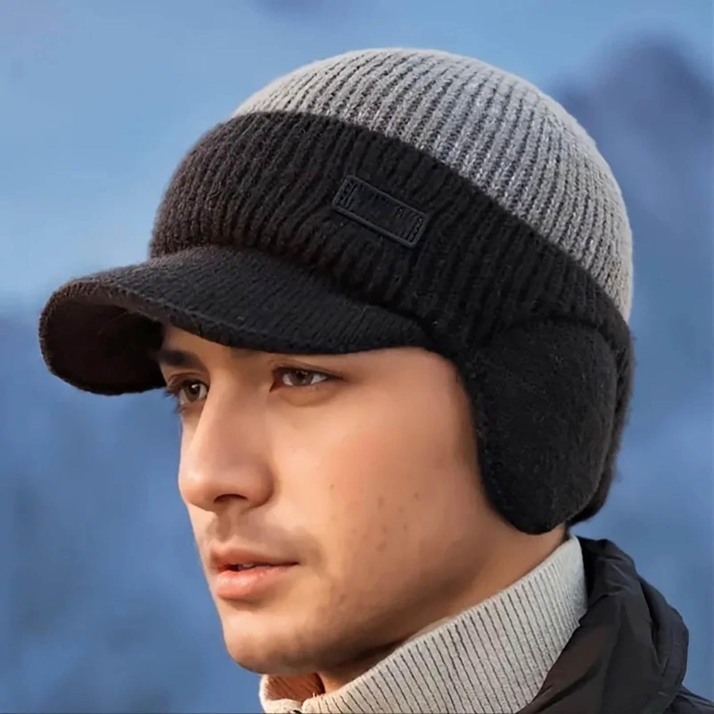 Windproof Thermal Cap with Visor
