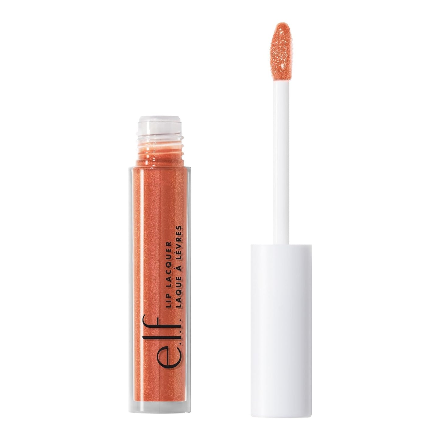 Lip Lacquer, Nourishing, Non-Sticky Ultra-Shine Lip Gloss With Sheer Color, Infused With Vitamins A & E, Vegan & Cruelty-Free, Clear