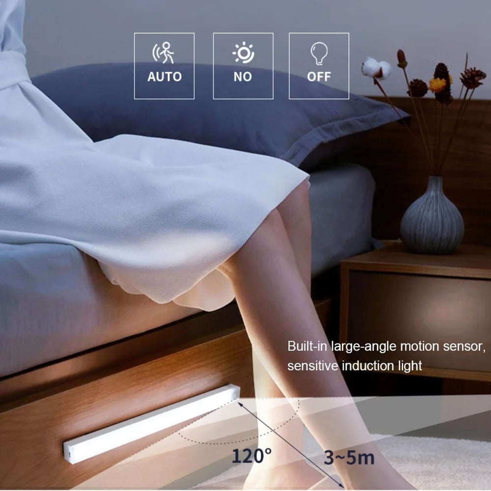 Punch-Free Smart Sensor Magnetic Rechargeable LED Lights