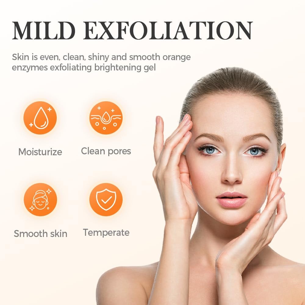 🌟 2025 Micro-Exfoliator--Orange Enzyme Exfoliating Gel