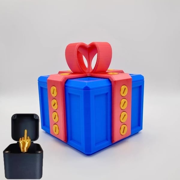 🎁 The Prank Box – Hilarious Screw Challenge with Middle Finger Surprise 🤪🖕 Perfect Gag Gift for All Occasions!