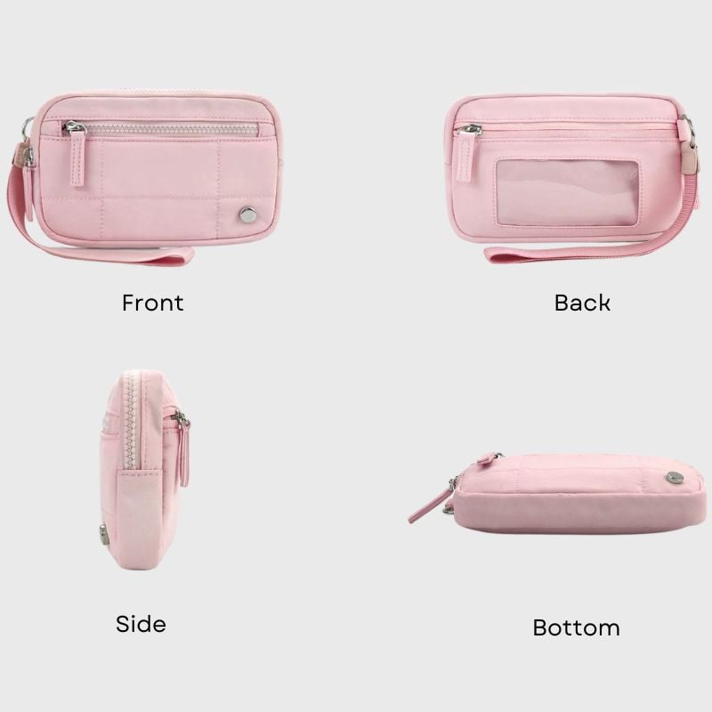 Puffer Wristlet Wallet Fits Phone