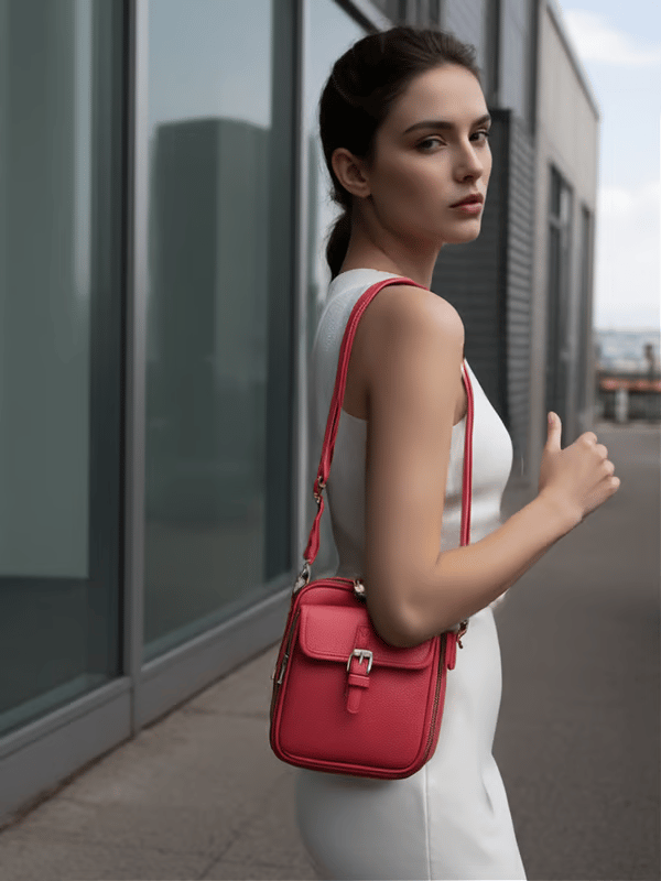 Crossbody Leather RFID Bag