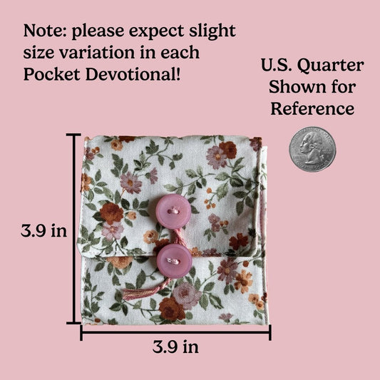 💖 Handcrafted Pocket Devotional – Faith Edition 📖🙏