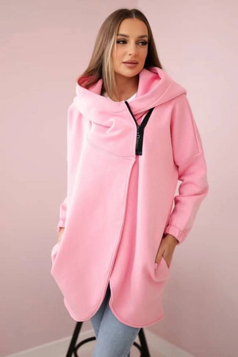 35K+ SOLD! Women's Plus Size Hooded Sweatshirt, Half-zip Fashion Design