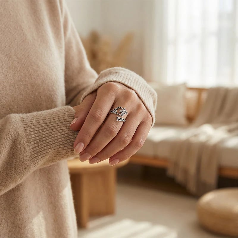 🧡Celtic Knot Open Ring✨