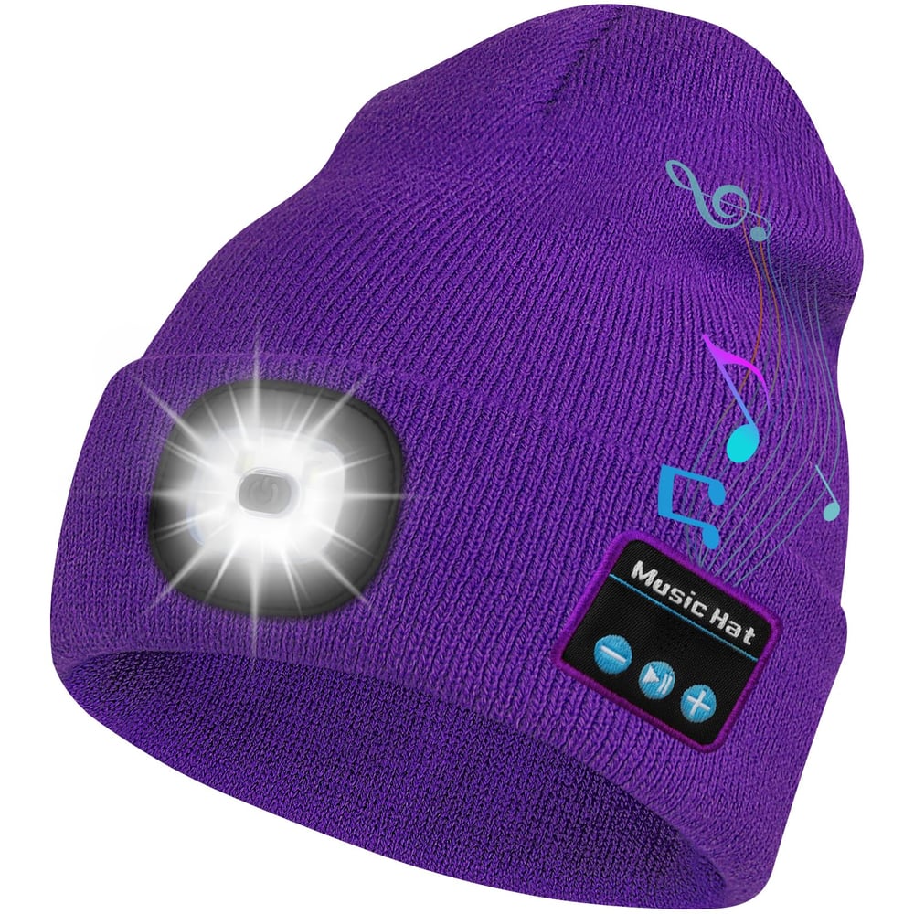 Bluetooth Beanie Hat with Light