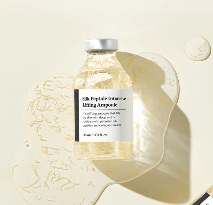 Silk Lifting Peptide Ampoule: Korean Anti-Aging Serum for Wrinkle Care & Plumping