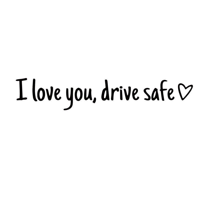 ✨This Week's Special Price  $7.99💓I love you, drve safe Sticker（3pcs）