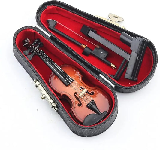 Playable Tiny Violin Figurine