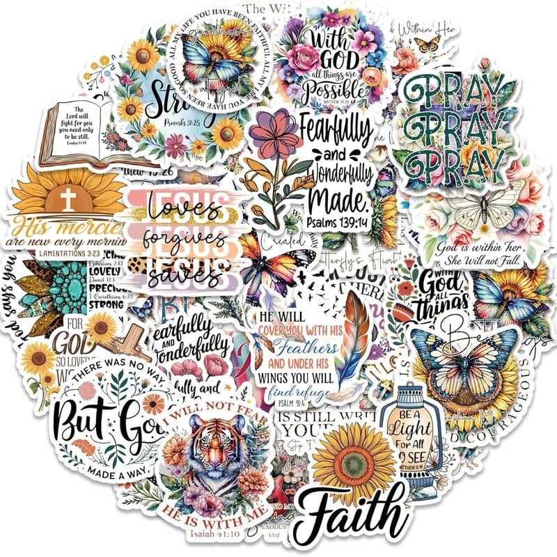 ✝️Motivational & Faith Sticker Book