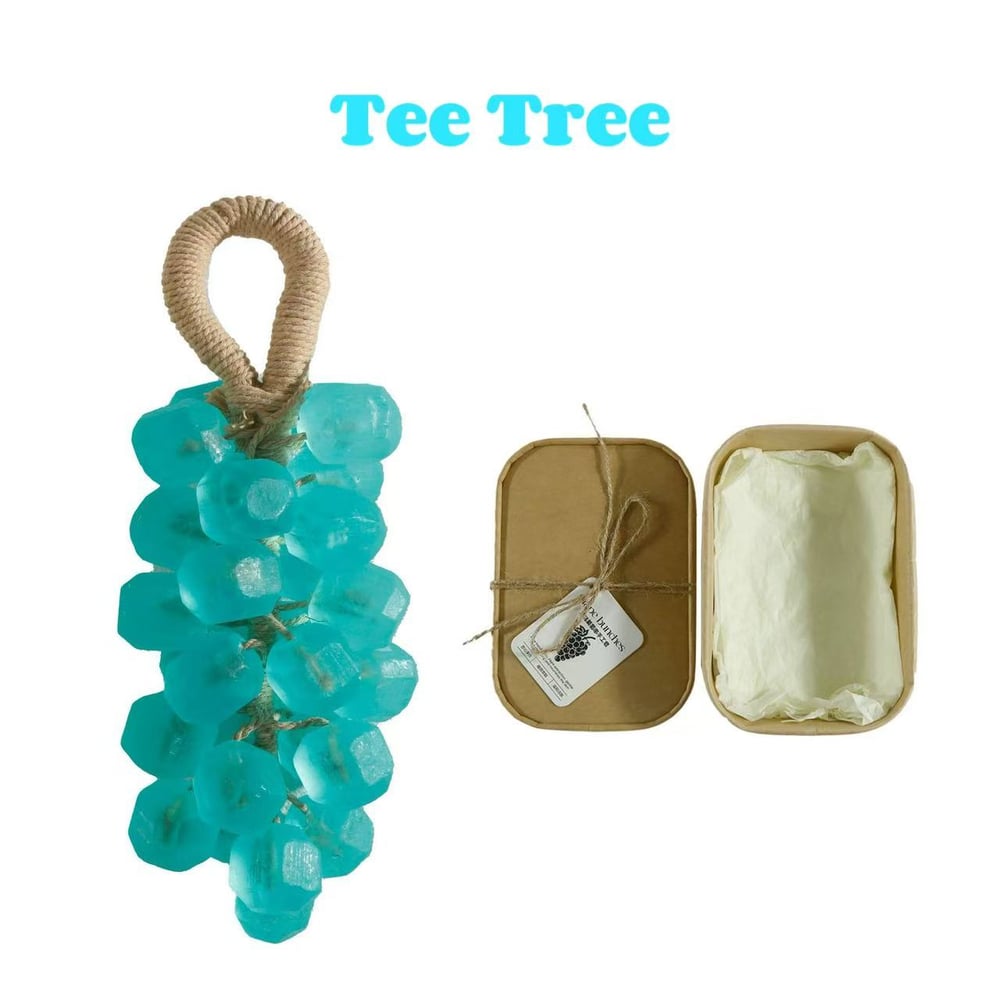 Personalized Original Handmade Crystal Grape Soap Gentle Cleansing Soap  (Single string: 25 pieces)