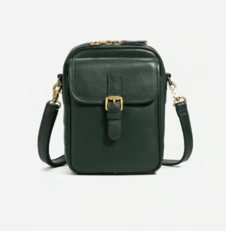 Crossbody Leather RFID Bag