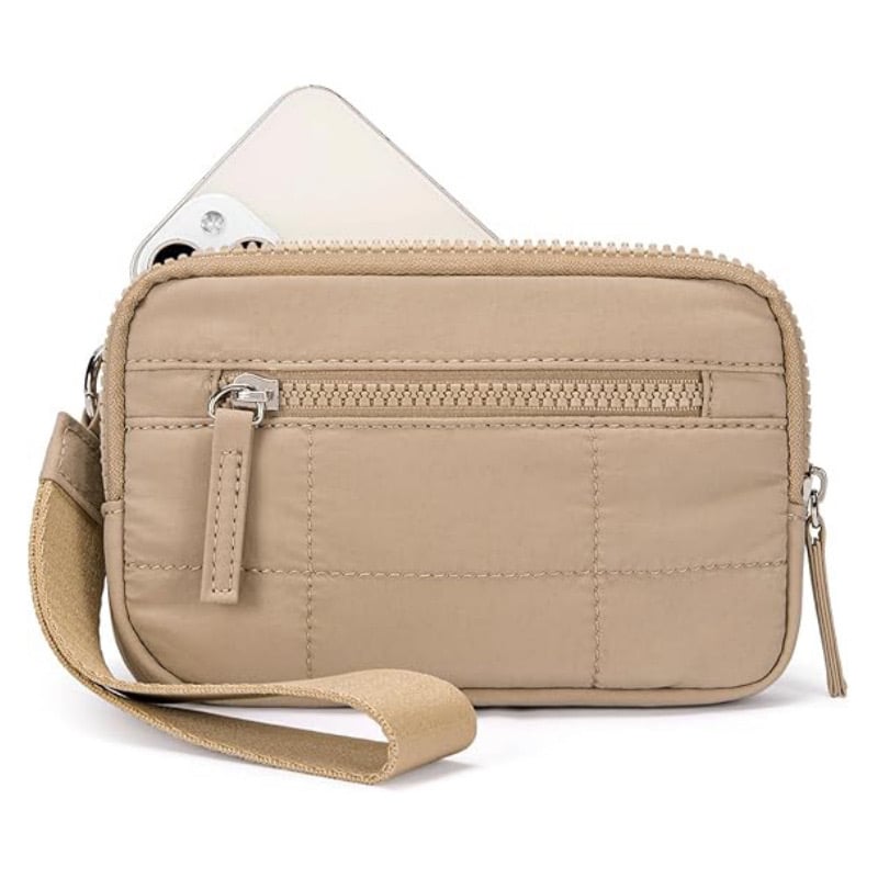 Puffer Wristlet Wallet Fits Phone
