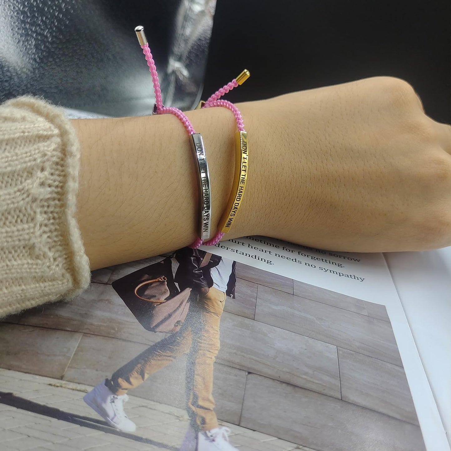 Choistily Dont Let The Hard Days Win Bracelet