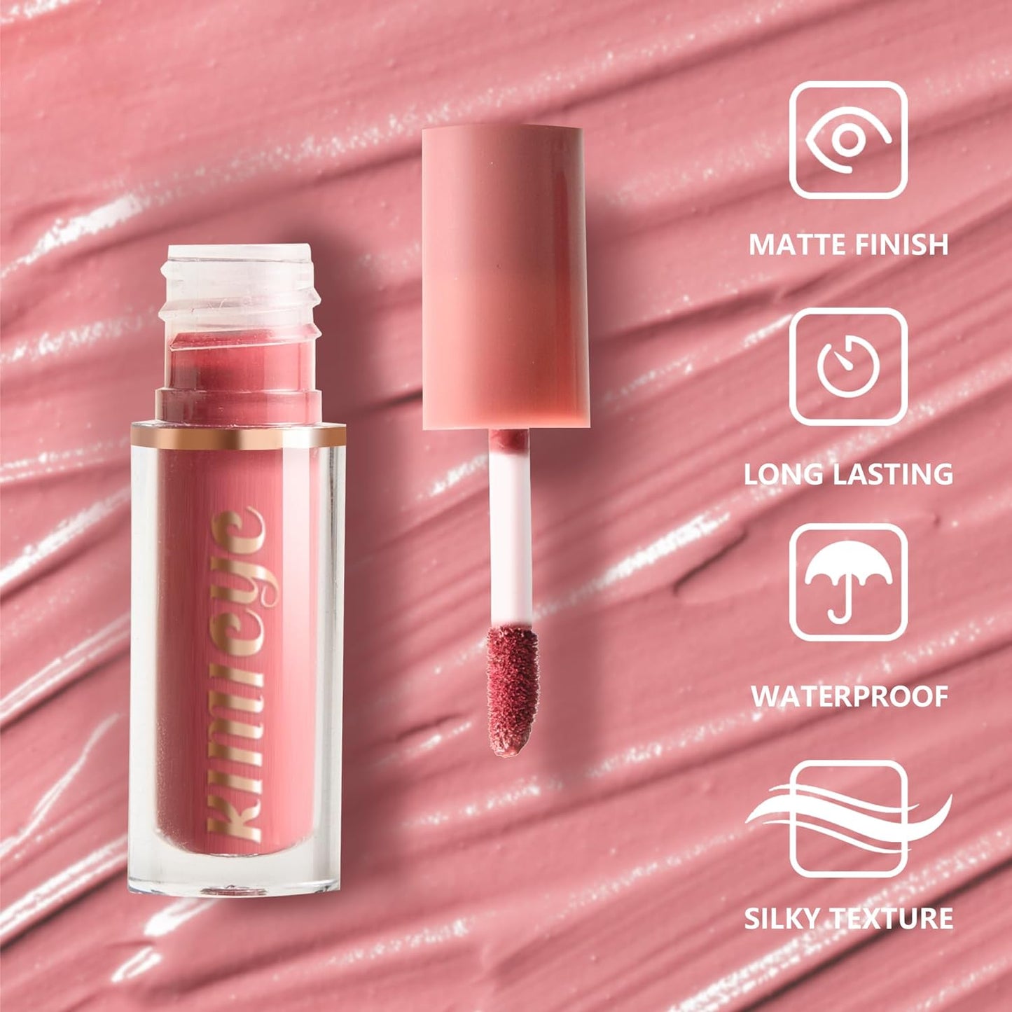 12-Color Matte Liquid Lipstick Kit – Long-Lasting 24H