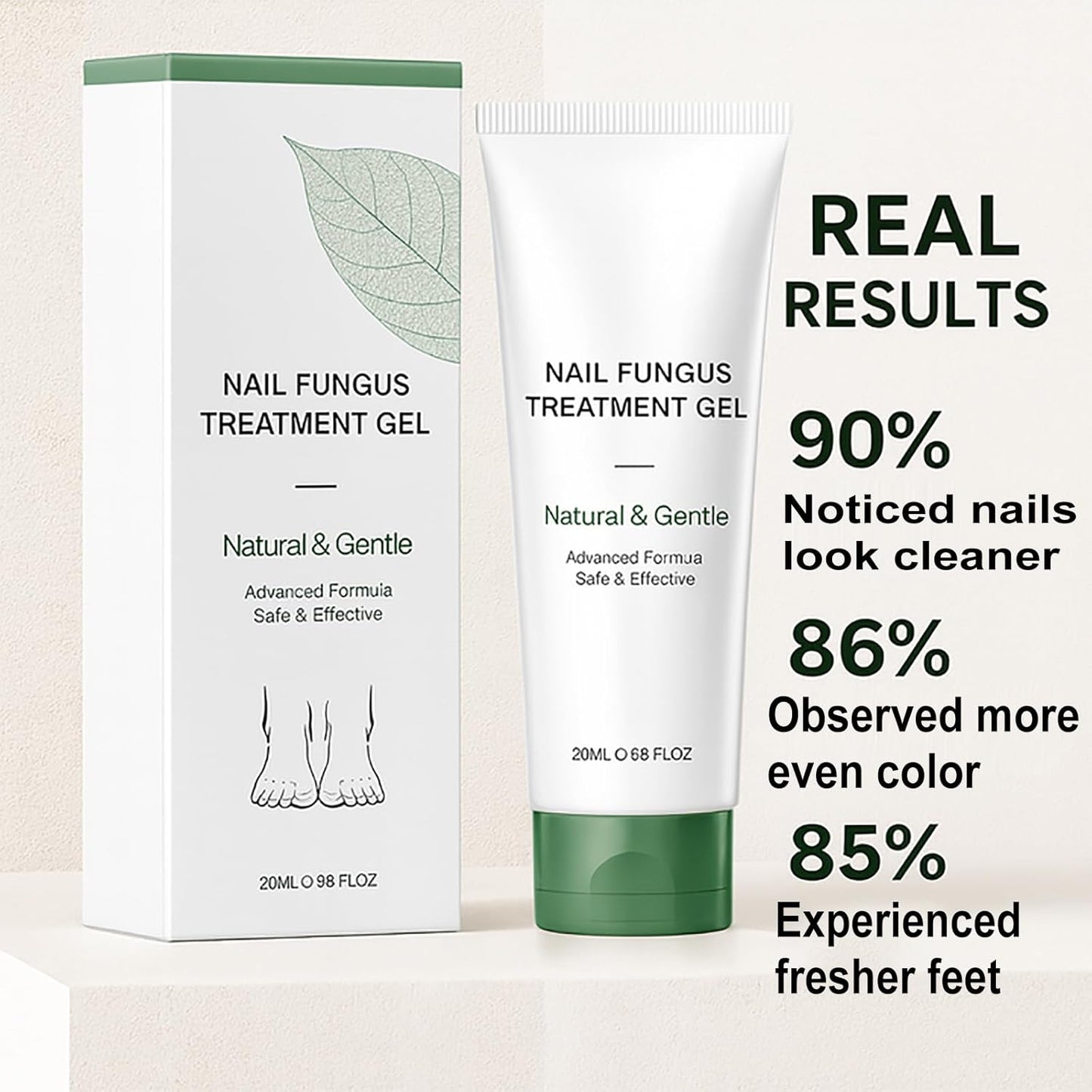Natural Nail Fungus Treatment Gel - Fungus Cream, Multi-Purpose Nail Repair