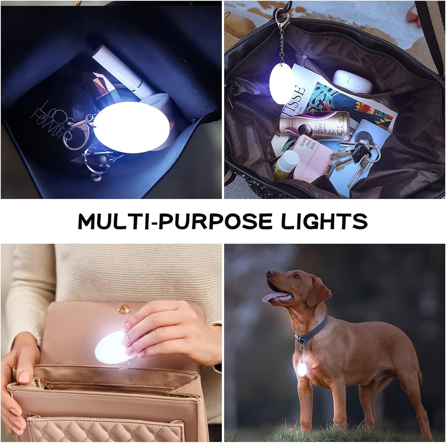 Cynlsum Purse Light Handbag Light with Automatic Sensor Bed Lamp Gift Ideas Purse Must Haves Accessories for Women