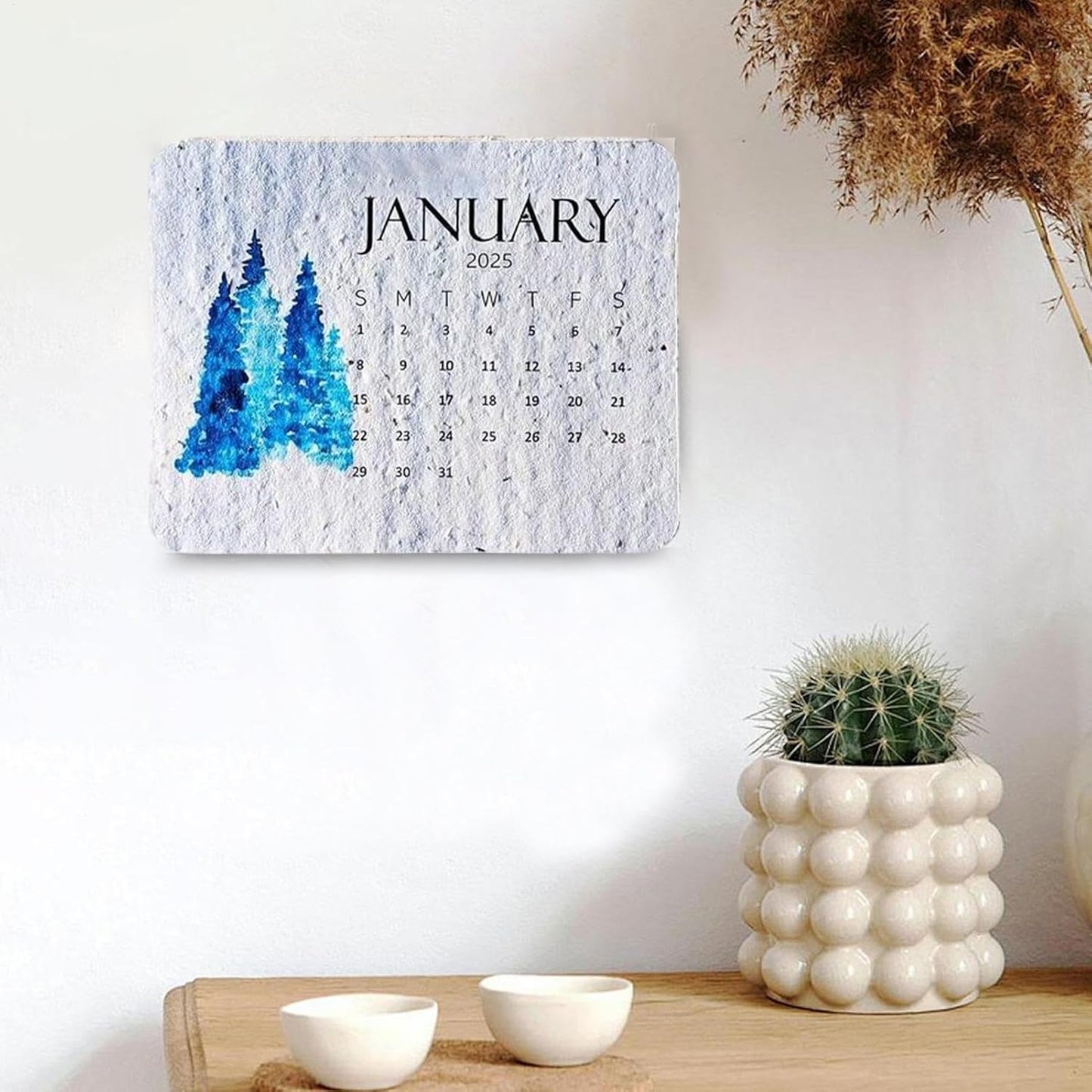 2025 Eco-Friendly Plantable Seed Calendar