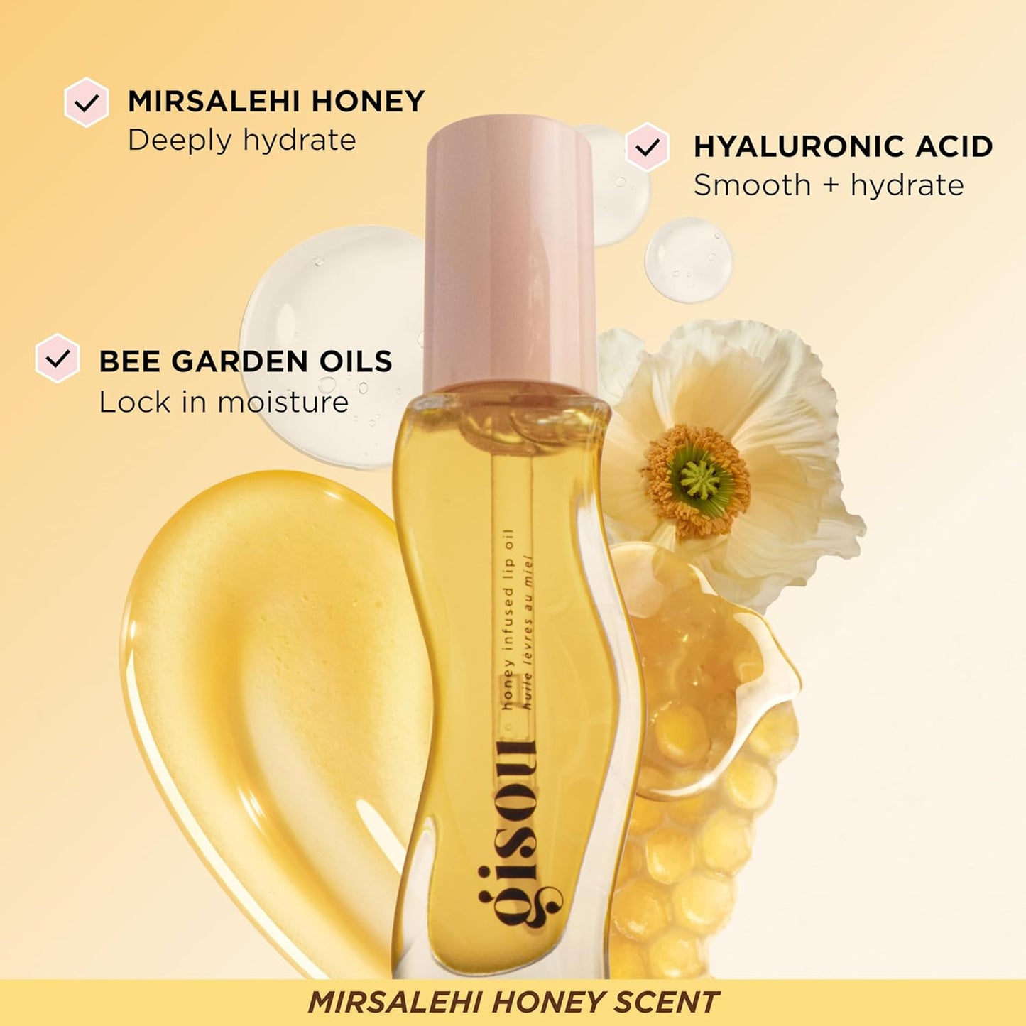 Gisou Honey Infused Hydrating Lip Oil