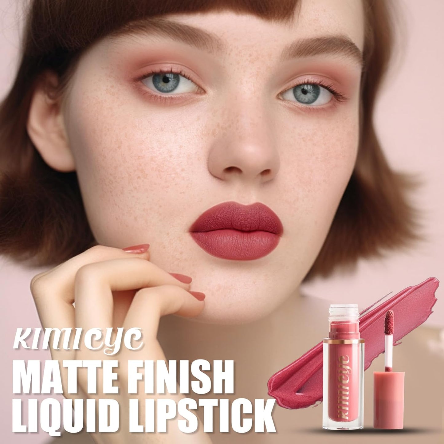 12-Color Matte Liquid Lipstick Kit – Long-Lasting 24H