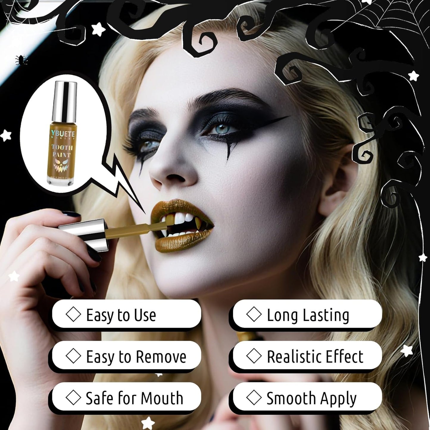 White Teeth Paint, Instant Bright White