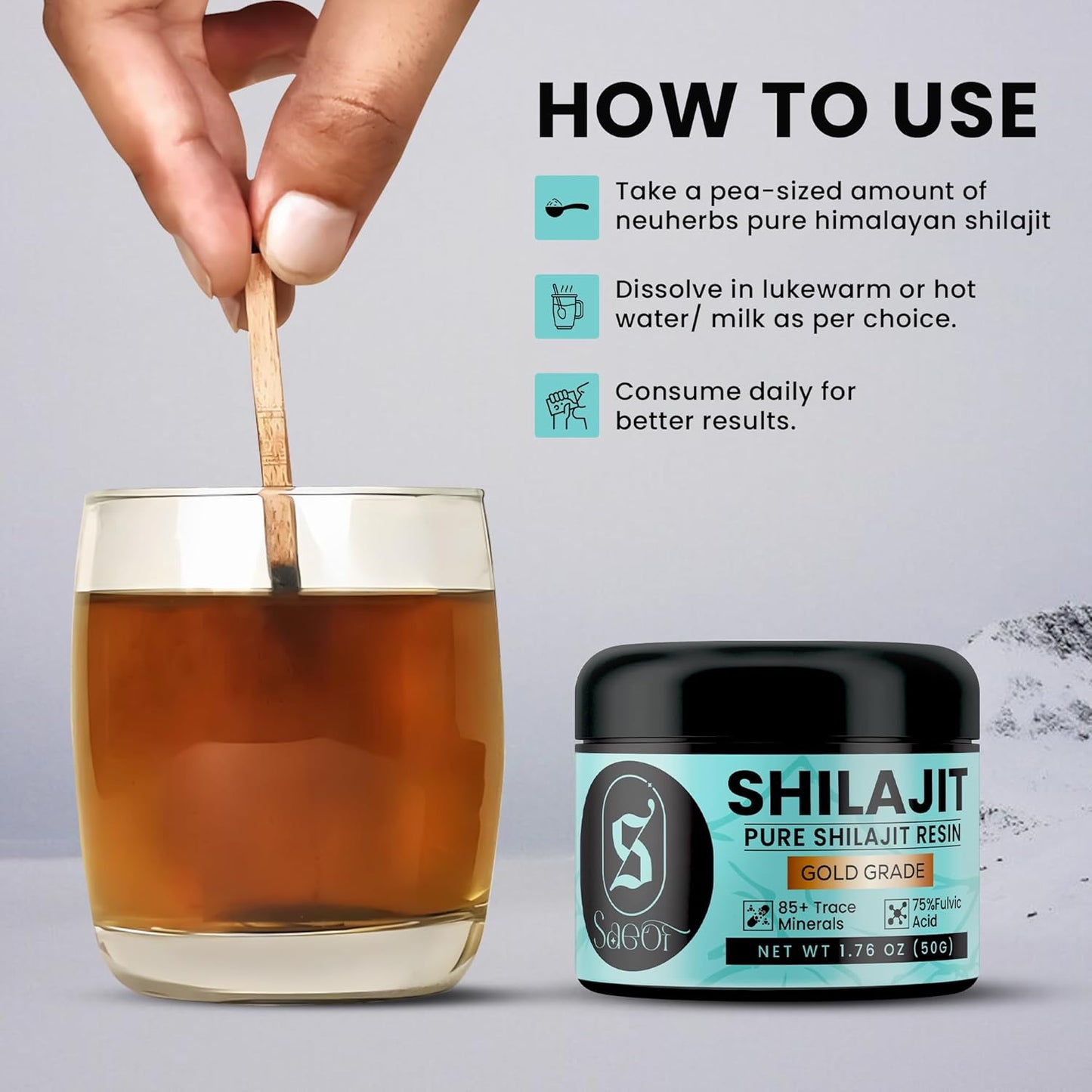 Organic Pure Himalayan Shilajit Resin