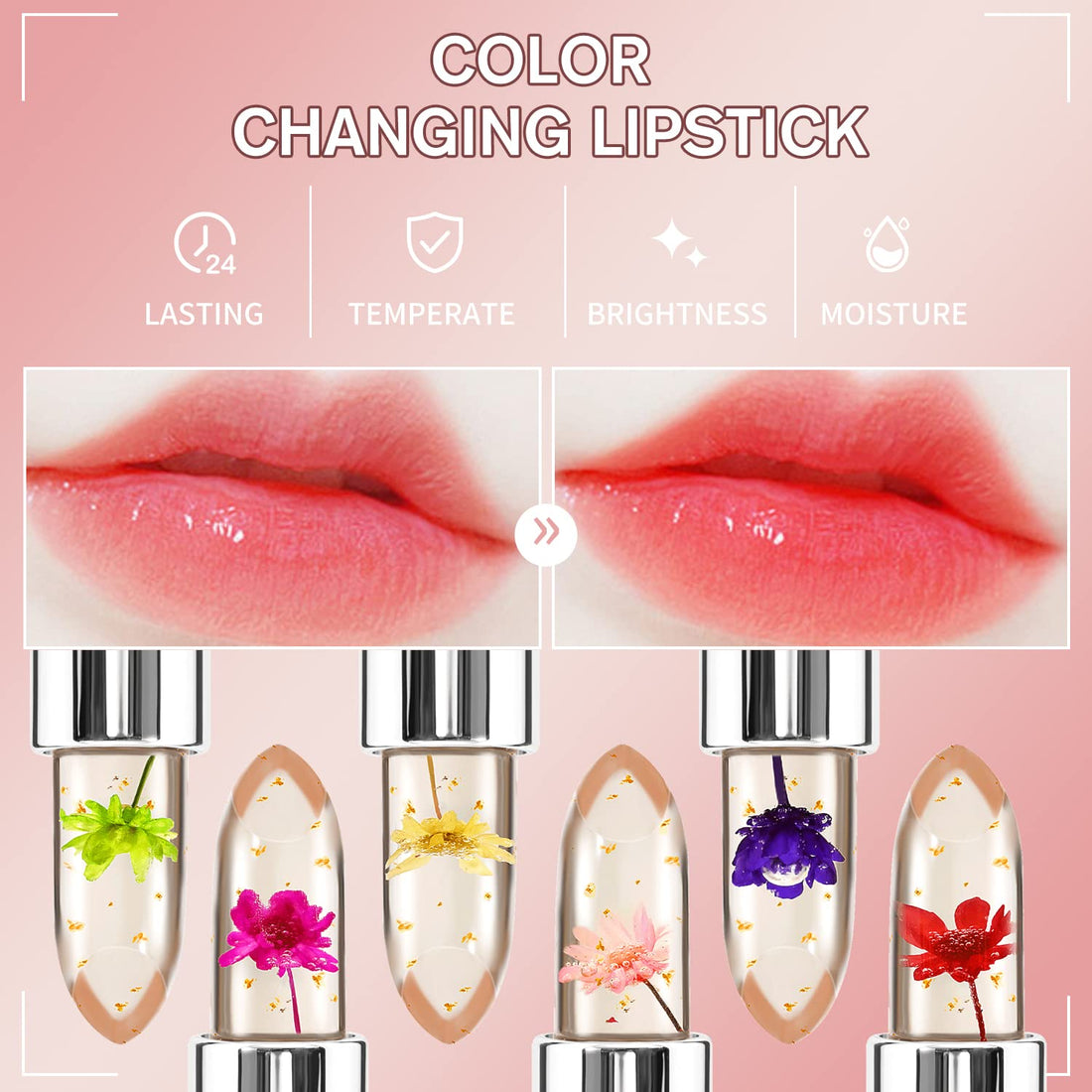 6 Pcs/Set Lipstick Set