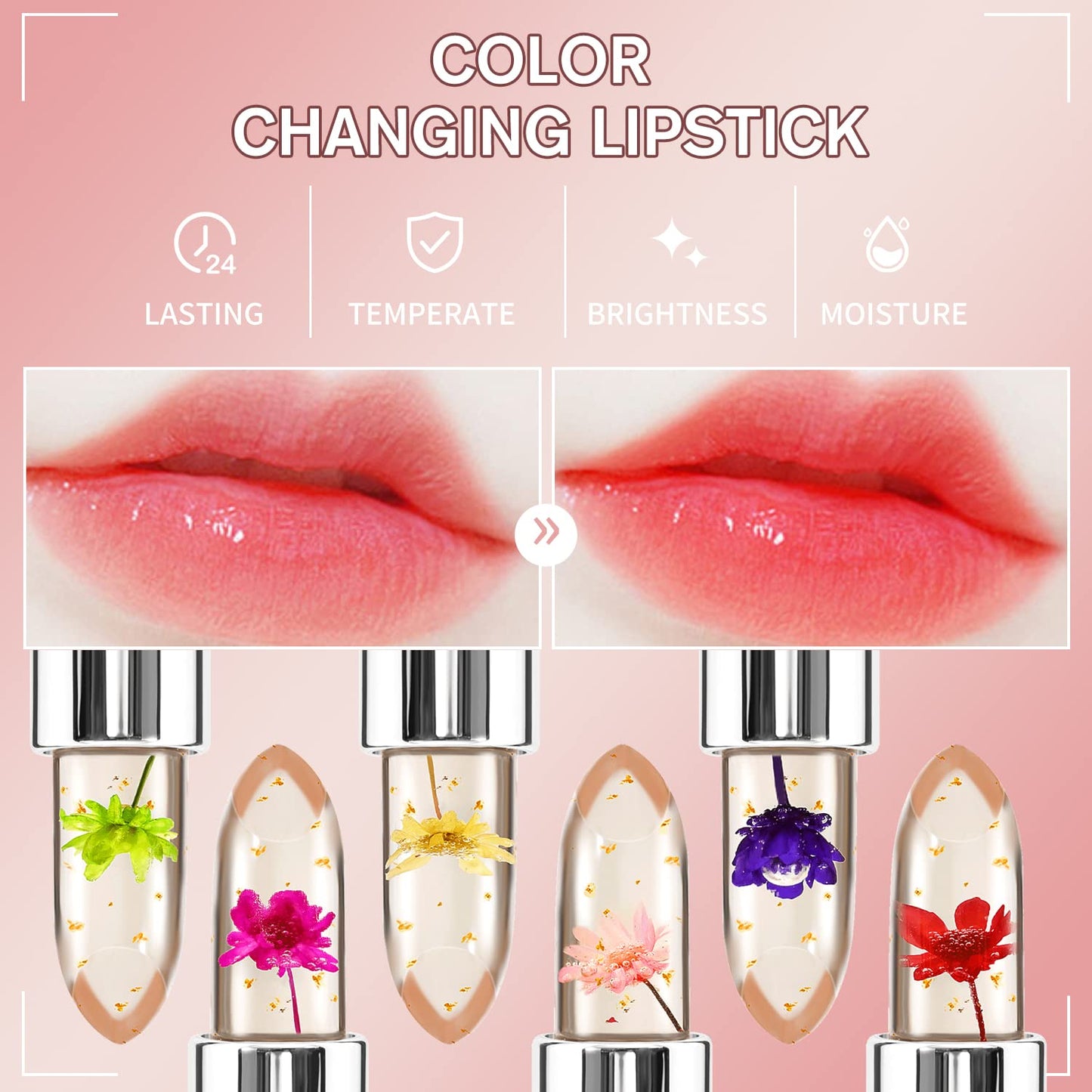 6 Pcs/Set Lipstick Set