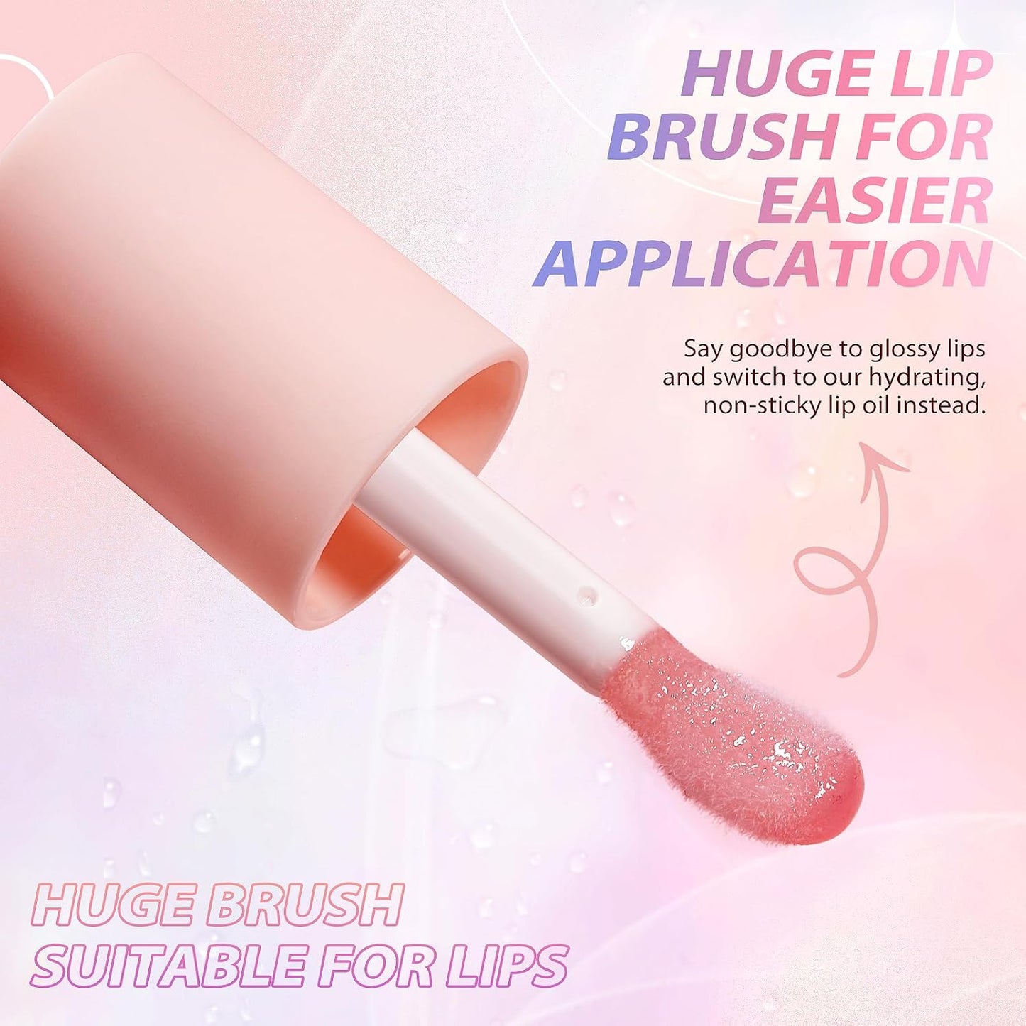 Strawberry Moisturizing Lip Oil – Non-Sticky Hydrating Gloss