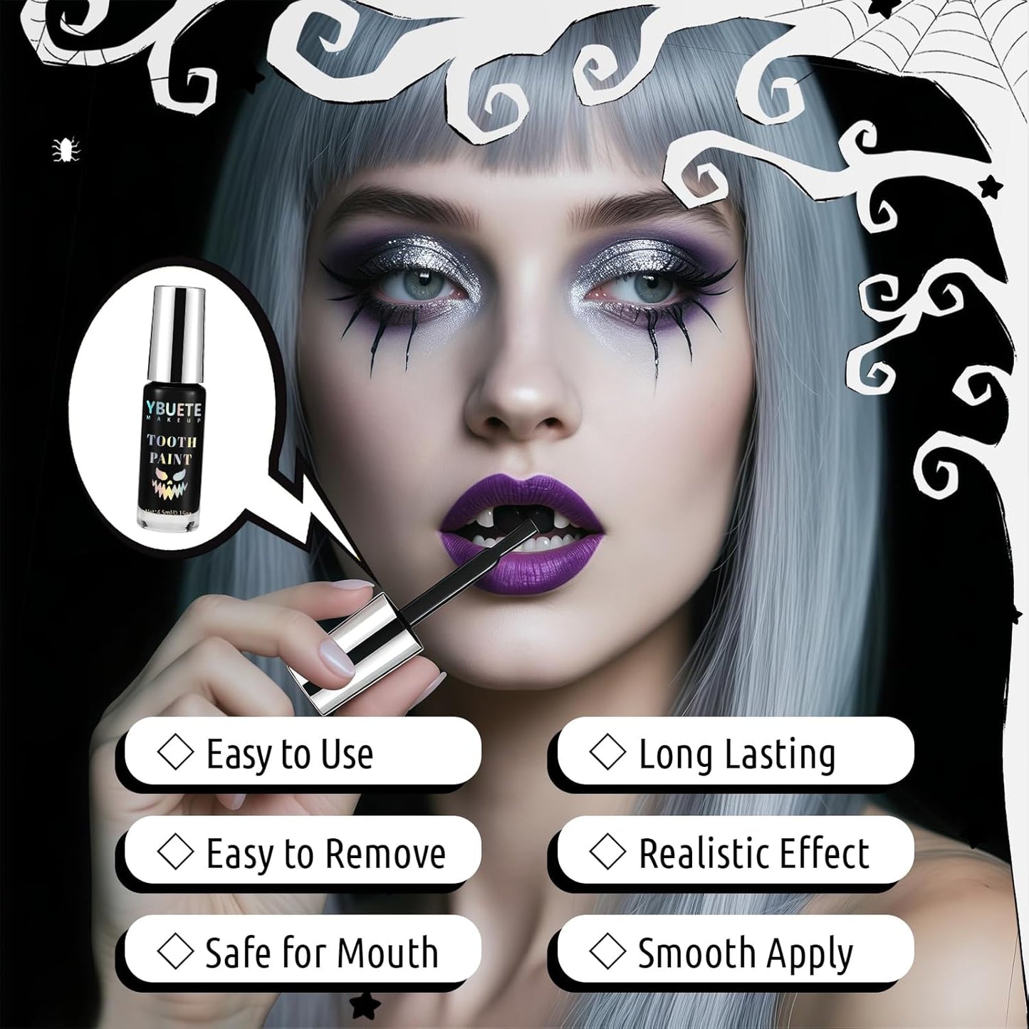 White Teeth Paint, Instant Bright White