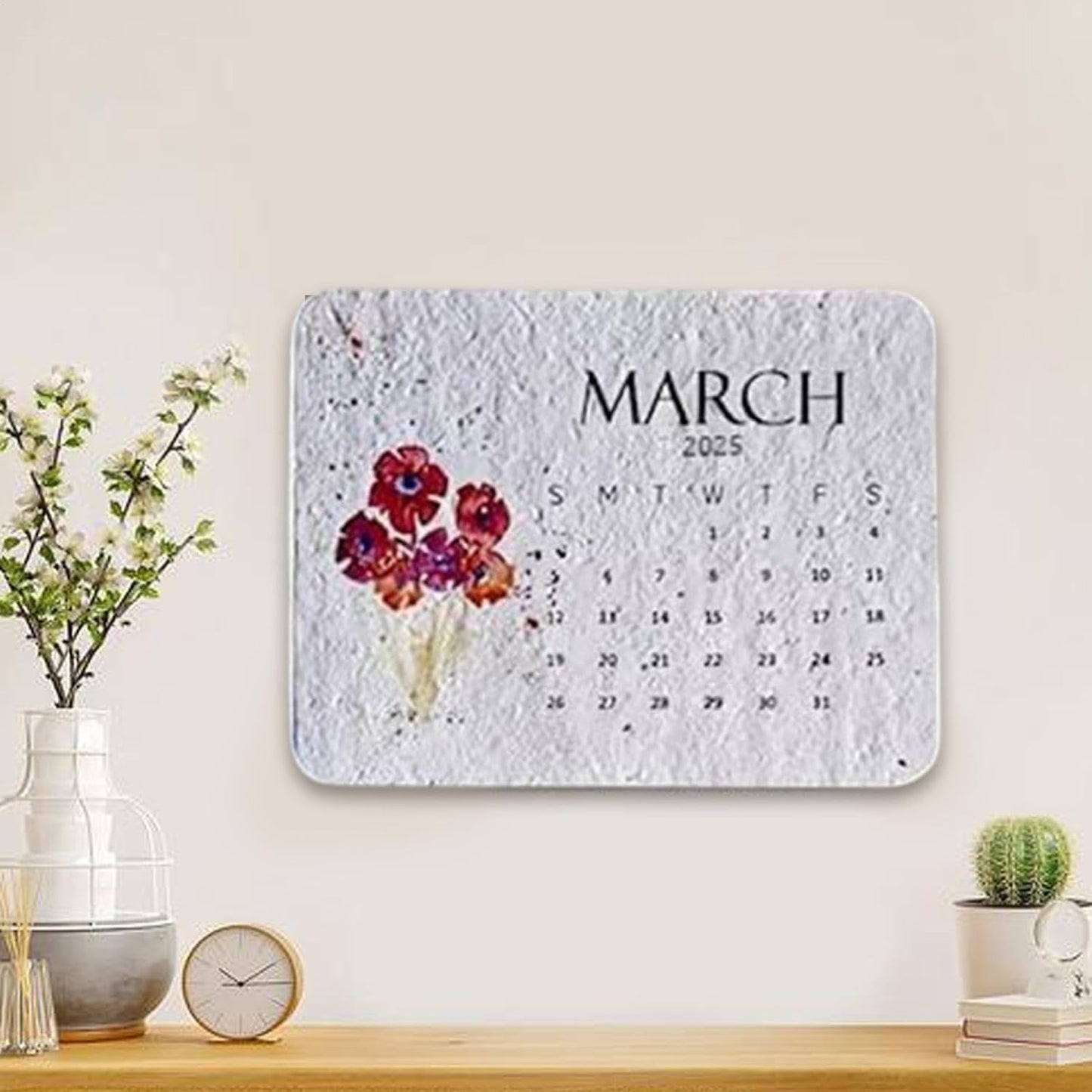 2025 Eco-Friendly Plantable Seed Calendar