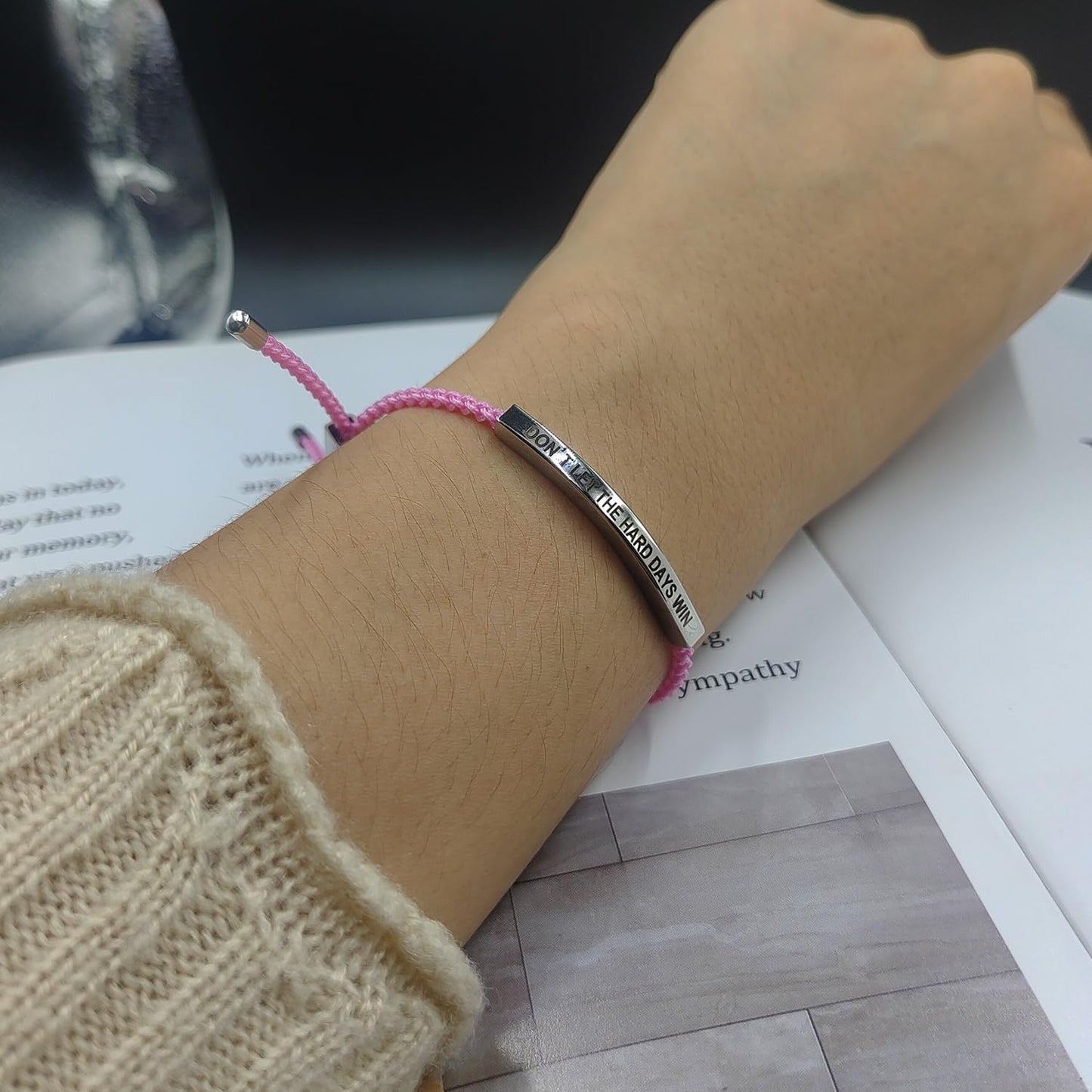 Choistily Dont Let The Hard Days Win Bracelet