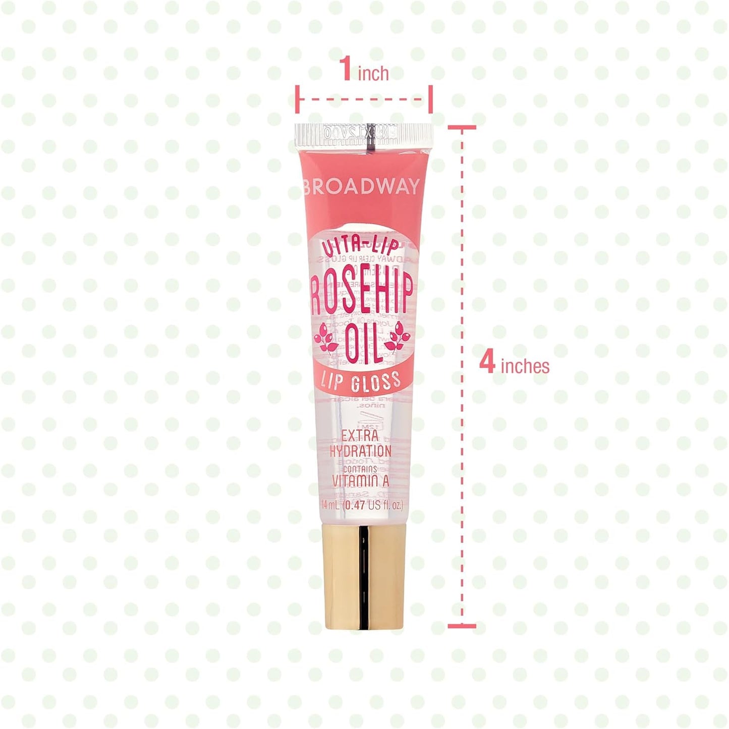 uby Kisses Vita-Lip Clear Gloss 12-Pack – Rosehip Oil Hydrating Shine