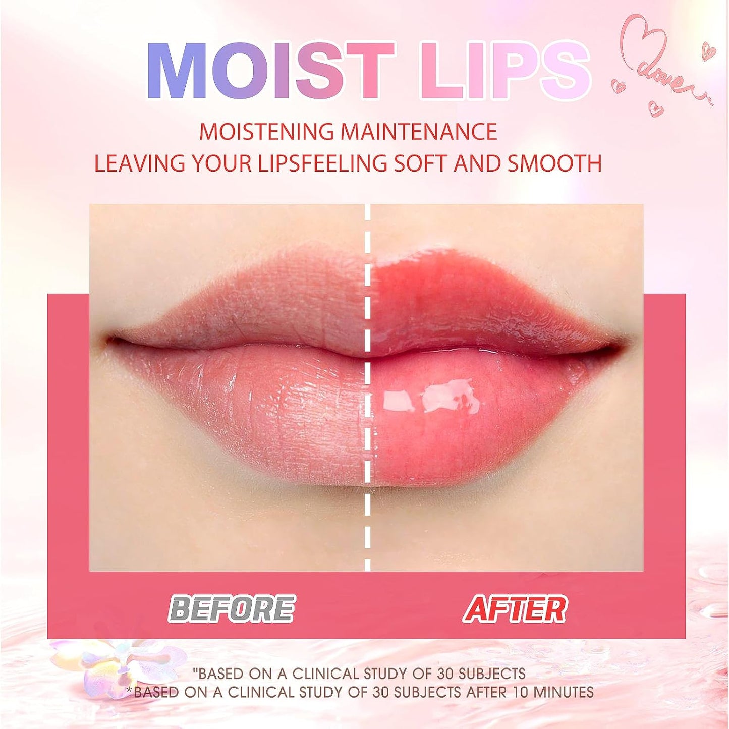 Strawberry Moisturizing Lip Oil – Non-Sticky Hydrating Gloss
