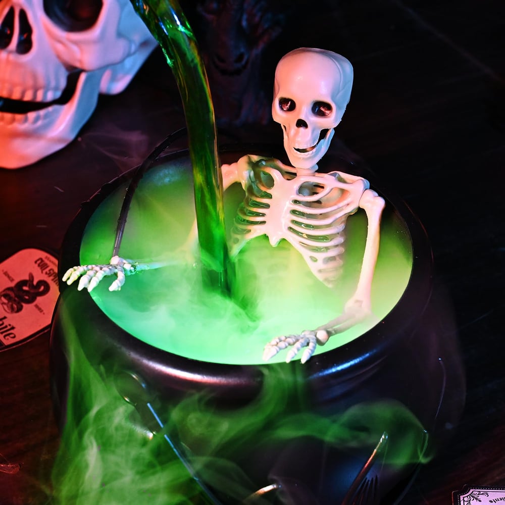 Halloween Floating Potion Cauldron with Mist Maker