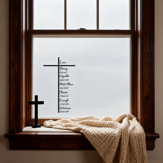 Elegant Metal Christian Heart & Cross Wall Art