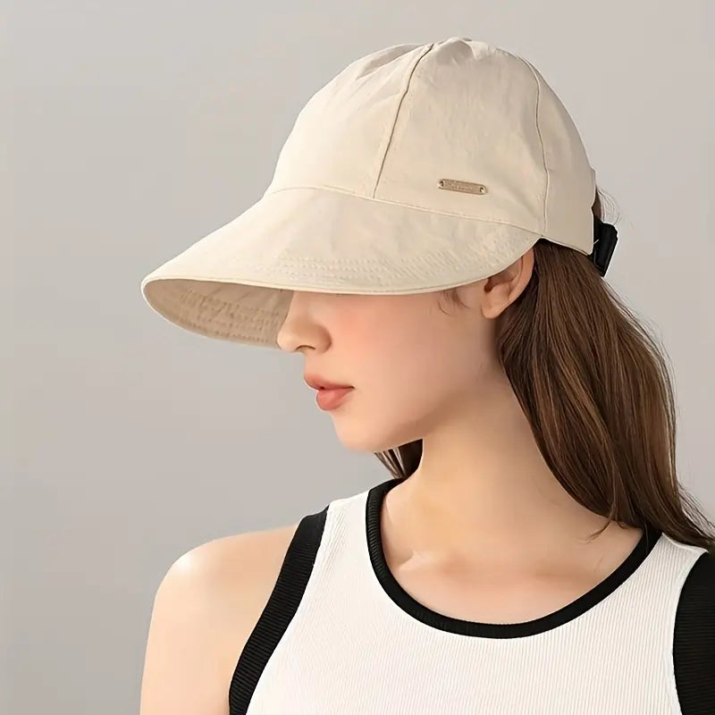 Women UPF80+ Quick Dry Sun Hat, Wide Brim Water Resistant Bucket Cap with Adjustable Elastic Strap