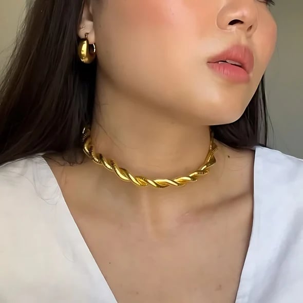 (Perfect Gift for Her🎁) Snake Malleable Necklace & Choker, Bracelet