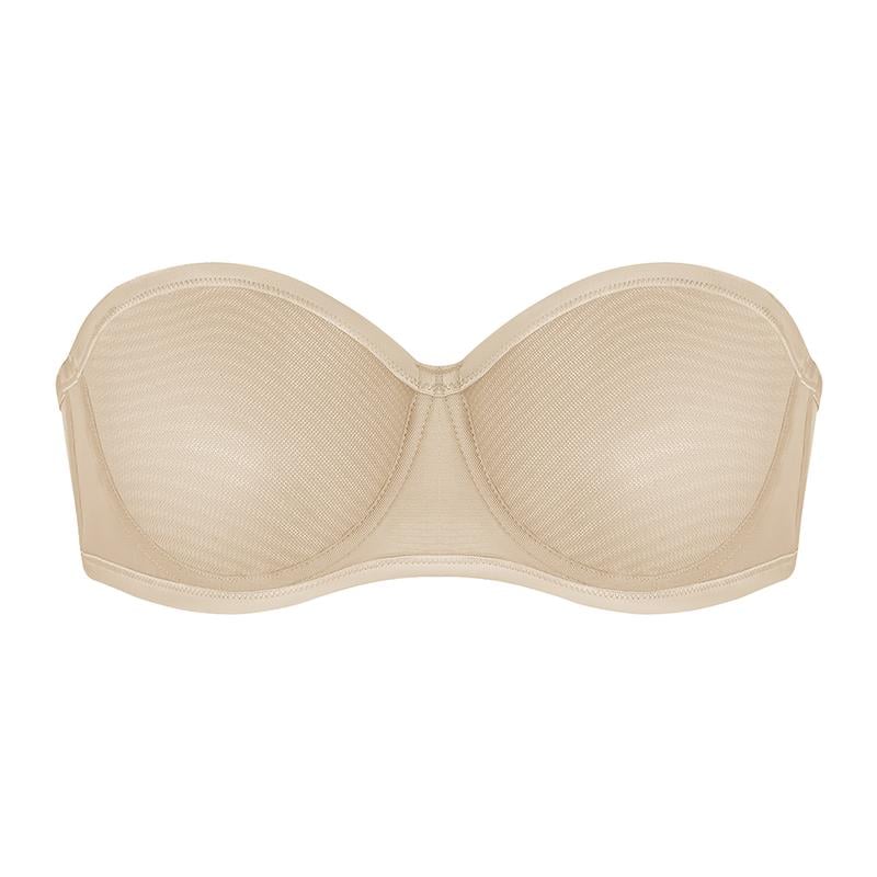 HSIA Bella Women's Strapless Minimizer Bandeau Bra 👙 | Convertible, Underwire, Unlined | Support for Large Bust