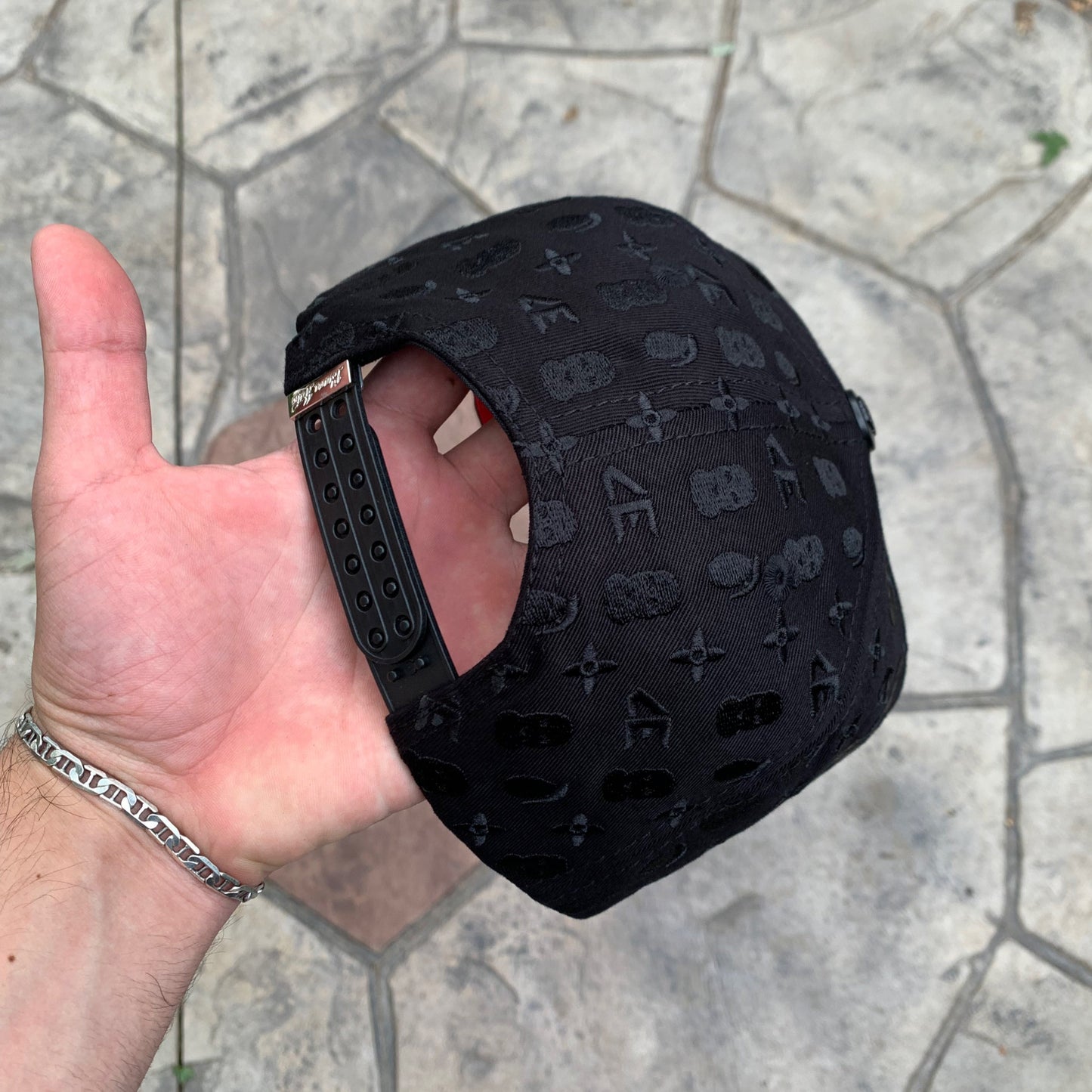 Lucifer Version 2 Red Velvet Snapback Cap