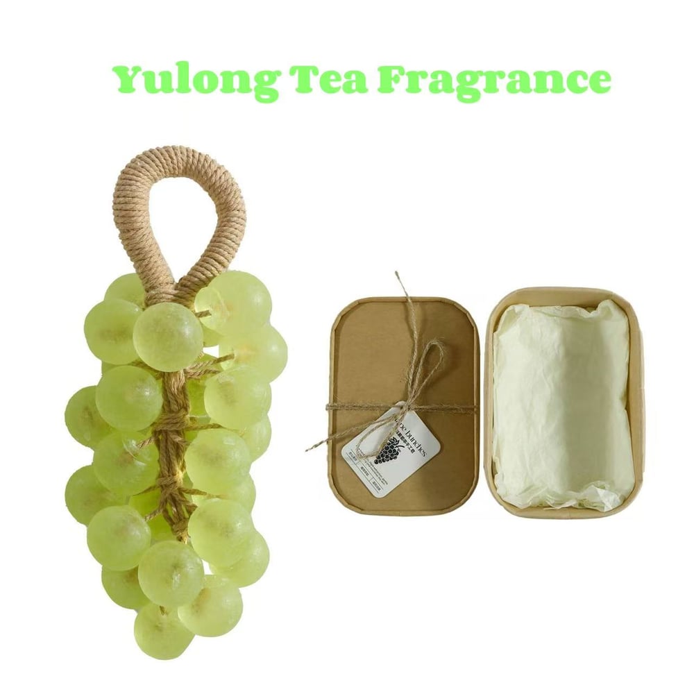 Personalized Original Handmade Crystal Grape Soap Gentle Cleansing Soap  (Single string: 25 pieces)