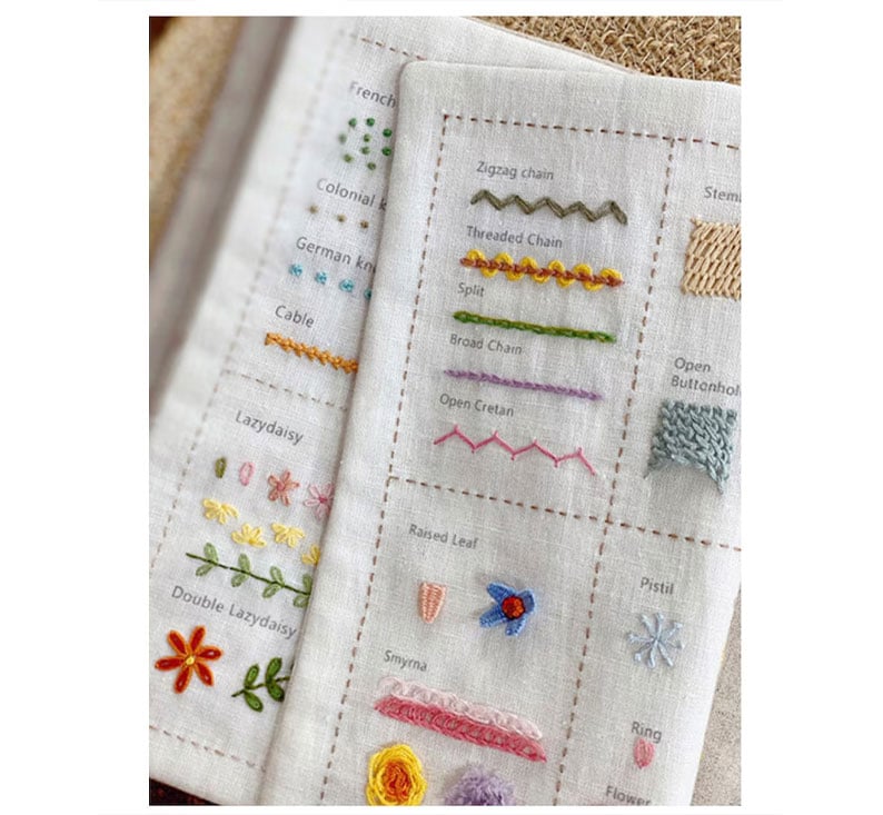Beginner-Friendly🪡Stitch Book 📖with 143 different stitches