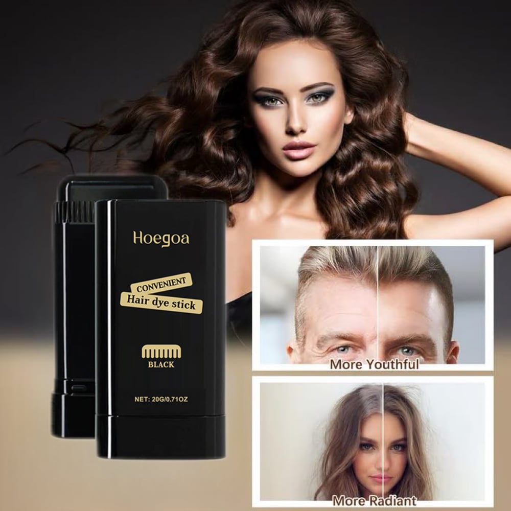 Safe and Convenient Comb Hair Dye - For Quick and Stylish Hair Coloring!