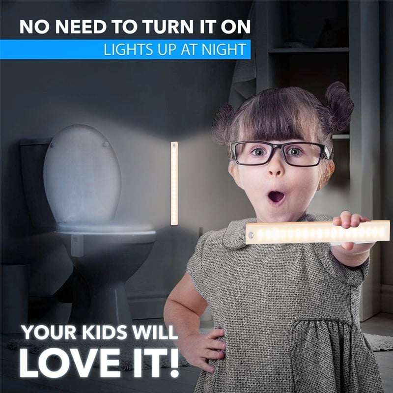 Punch-Free Smart Sensor Magnetic Rechargeable LED Lights