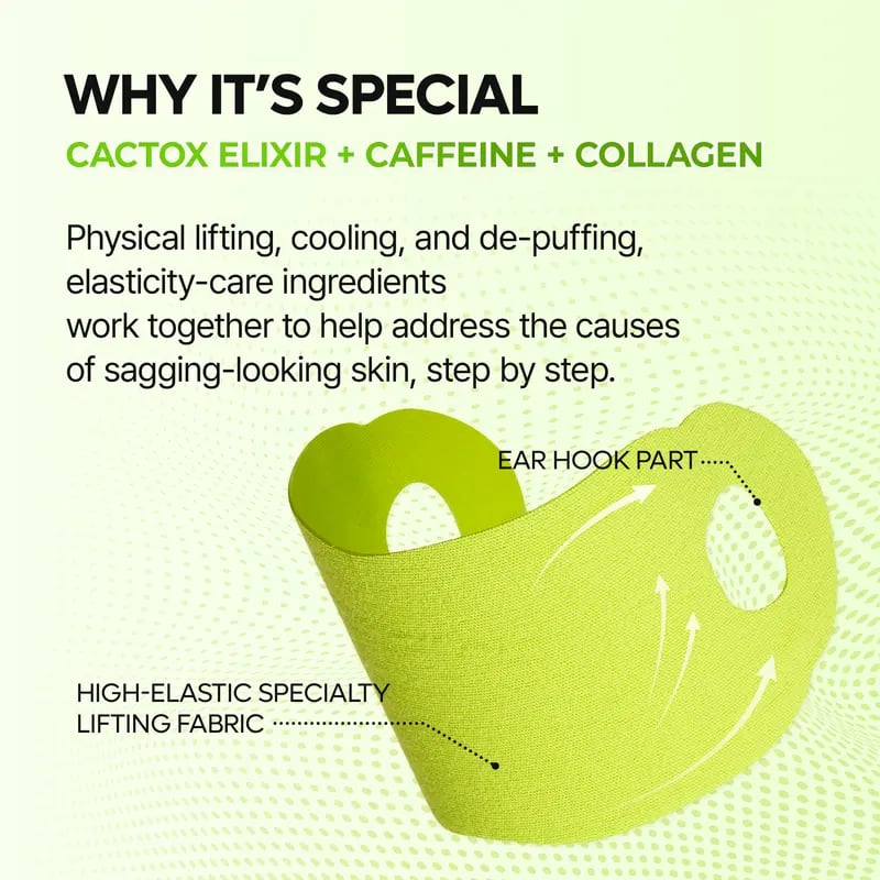 V-Lifting Mewing Band – Cactus Cooling, Reduces Puffiness & Tightens Pores