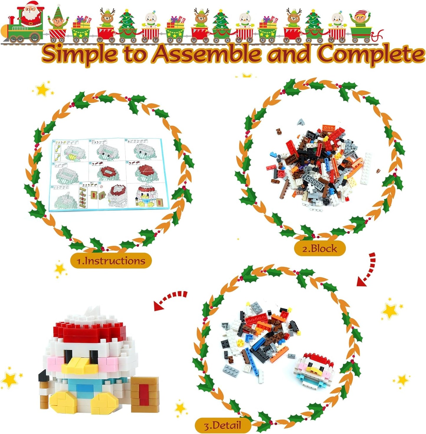 Advent Calendar 2025 Kids Mini Building Blocks, 24 Days Small Advent Calendars