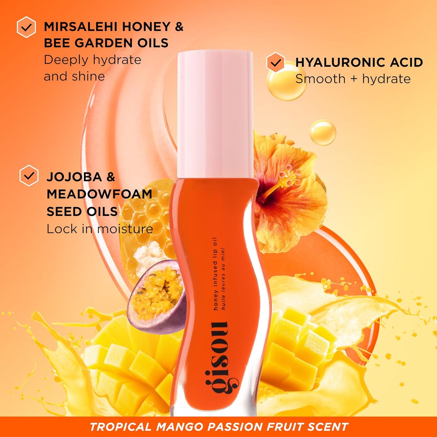 Gisou Honey Infused Hydrating Lip Oil