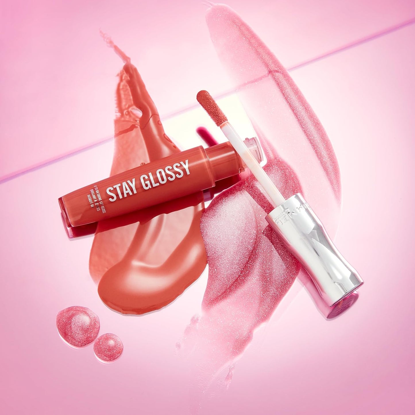 Rimmel Stay Glossy Lip Gloss – 140 Flower Power”